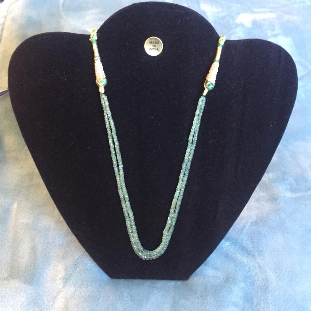 Precious stone necklace